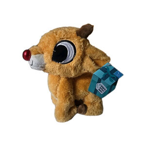 Bark Box Rudolph Dog Toy Size Large 50+ Pounds NWT Stuffed Squeaks (A-14)